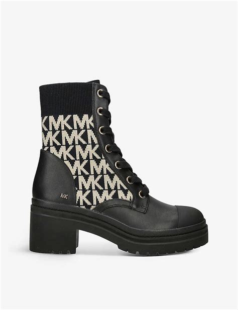 black boots womens michael kors 8.5 size|Michael Kors black boots women.